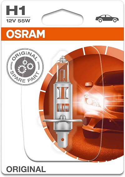 OSRAM ORIGINAL H1 12V 55W Headlamp Bulb 64150-01B P14.5s 1 Piece