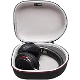 Headphone Headset Case Compatible with JBL, Beats, Sony, Soundcore Anker, Raycon, TOZO, SteelSeries, Logitech, Jabra, Bose, Audio-Technica, Sennheiser Headphones, Black+Grey
