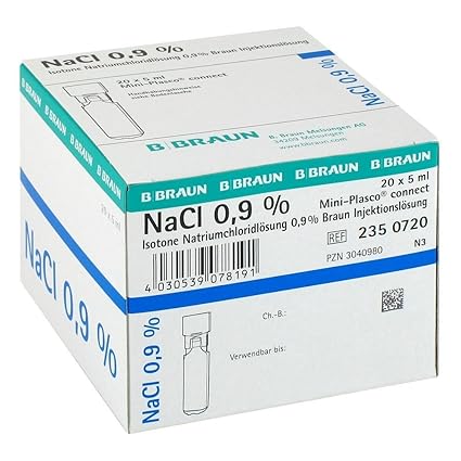 Kochsalzlösung 0,9% Miniplasco connect, 20X5 ml