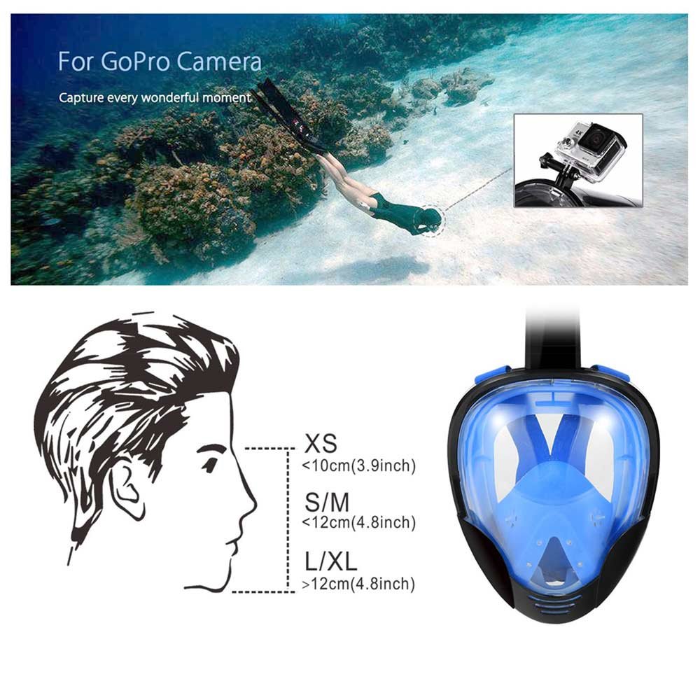 Adjustable with Breathing Easy AntiFog AntiLeak Goggle