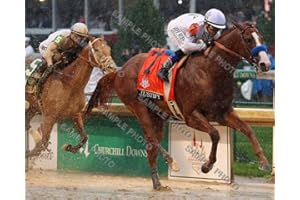 SPORTSPHOTOSUSA Justify 2018 Kentucky Derby Winner Mike Smith 8x10 Photo