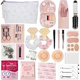 Bridal Wedding Emergency Kit with 30+ Essentials and Makeup Bag for Bride | Essential Items for the Bride, A Makeup Bag for the Wedding Day and Honeymoon
