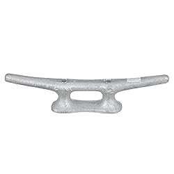 Seachoice Open Base Dock Cleat, Galvanized Gray