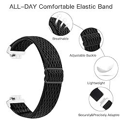【2Pack】 Elastic Watch Band Compatible with