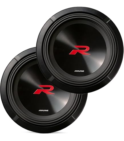 Amazon.com: Alpine R-W12D4 Car Audio Type R Series Sub Dual 4 Ohm