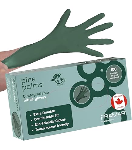 Guanti Ansell TouchNTuff 92-600 - Nitrile Senza Lattice | Taglia M | Verde | Protezione Chimica - Foto 6