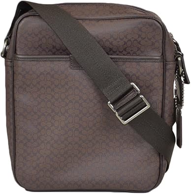 coach flight bag mahogany