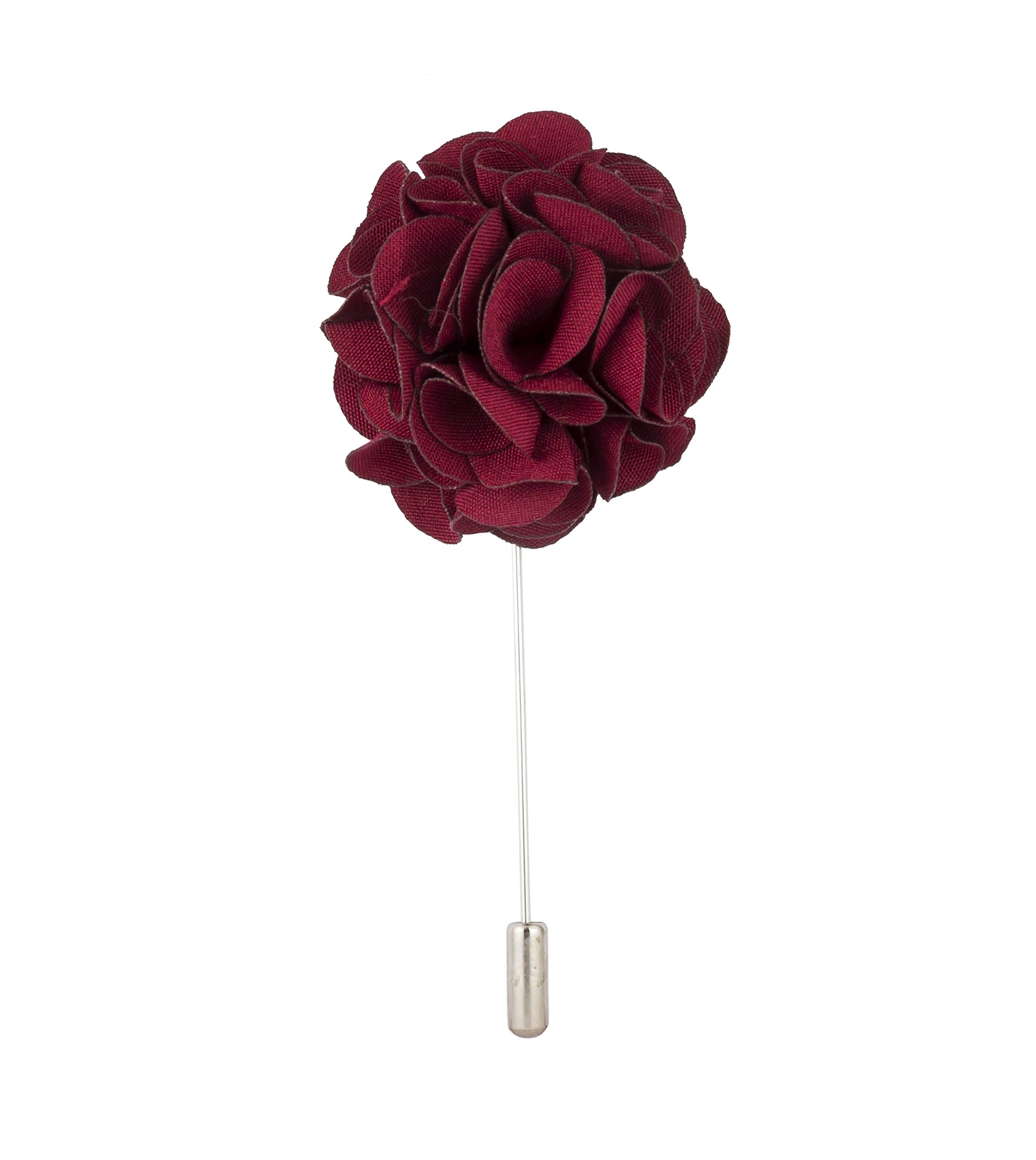 Brooch Lapel Pin for Men Maroon Bunch Flower Lapel Pin Maroon Badge Coat Suit Wedding Gift Party Shirt Collar Accessories