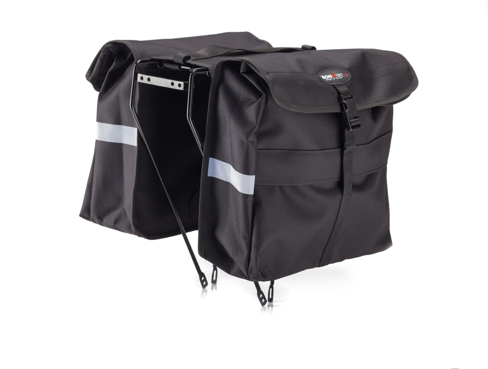 BLACK EXTENDABLE POUCH BAG