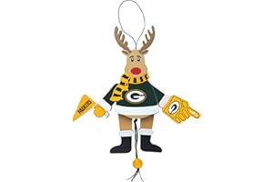 TOPPERSCOT BY BOELTER BRANDS NFL Wooden Cheer Ornament