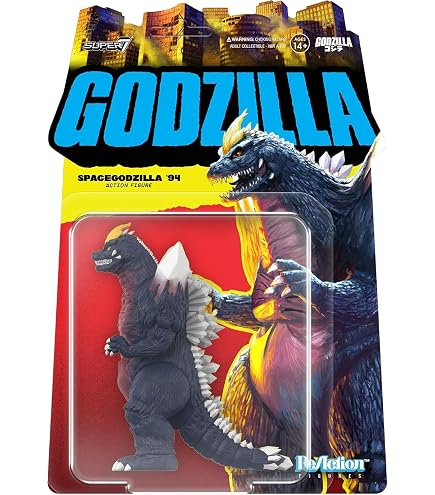 Amazon.com: Super7 Reaction Figure Toho Godzilla 1989 (Blazing