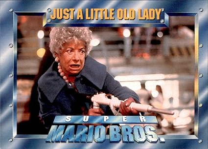 Scarica Gratis Images 1993 Topps Super Mario Brothers 33 Just A Little Old Lady At le plus cool salutations