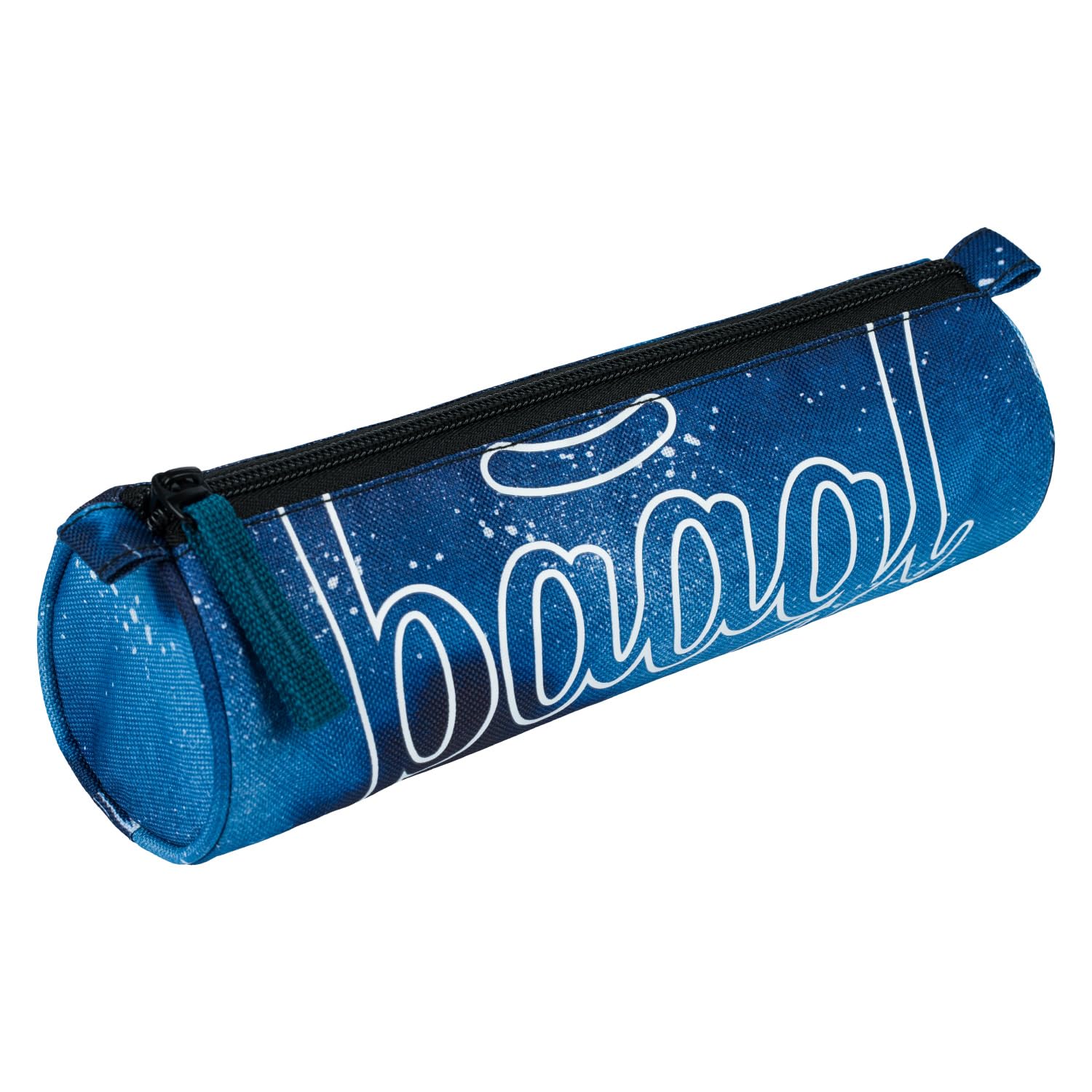 Baagl Round Pencil Case for Boys Girls Teenagers - School Pencil Case for Stationery - School Supplies Pencil Case, Children's Pencil Case, Case for School, steel, 22,5 x 7 x 7 cm, pencil case