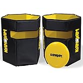 Kan Jam Travel, Portable Outdoor Disc Toss Game, 2 Targets, Disc, Carry Bag | It's anyone's game. Pack N' Go &amp; Play Anywhere, Folds Flat, Built-In Scoring, All-Weather, Beach, Tailgate &amp; Yard Game