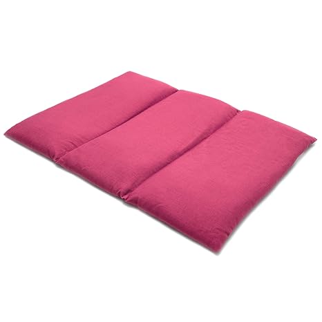 Saco térmico de semillas 40x30cm fucsia | Almohada para la espalda ...