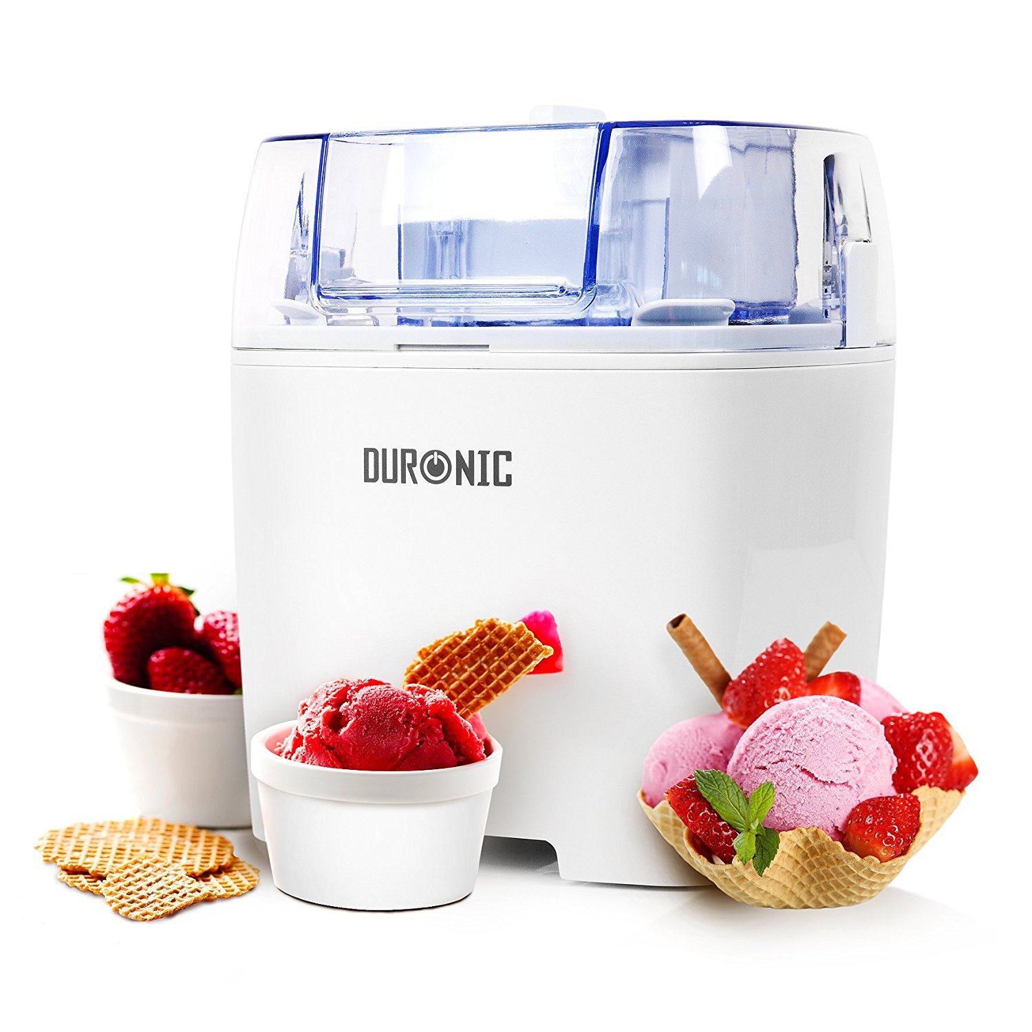 Duronic IM Heladera para Helados Sorbete y Yogur Helado  Máquina para