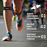 CAMBIVO 2 Pack Patella Tendon Knee Strap Adjustable Knee Support view 2