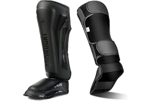 Valchiria Shin Guards Kickboxing Muay Thai,MMA Martial Arts Kicking Sparring Training Gear,Boxing Taekwondo Ideal Padding Low