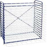 Colorations Art Drying Rack, Classroom Art Supplies, Tabletop or Wall Mount, School Art Drying Racks, Painting Stand, Studios, Homes, or Classrooms, Metal Shelves to Dry Paintings, 26" x 18" x 26"