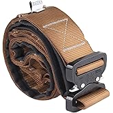SOB Tactical Belts for Men Military Style Hiking Rigger 1.5" Nylon Web Work Belt with Heavy Duty Quick Release Metal Buckle