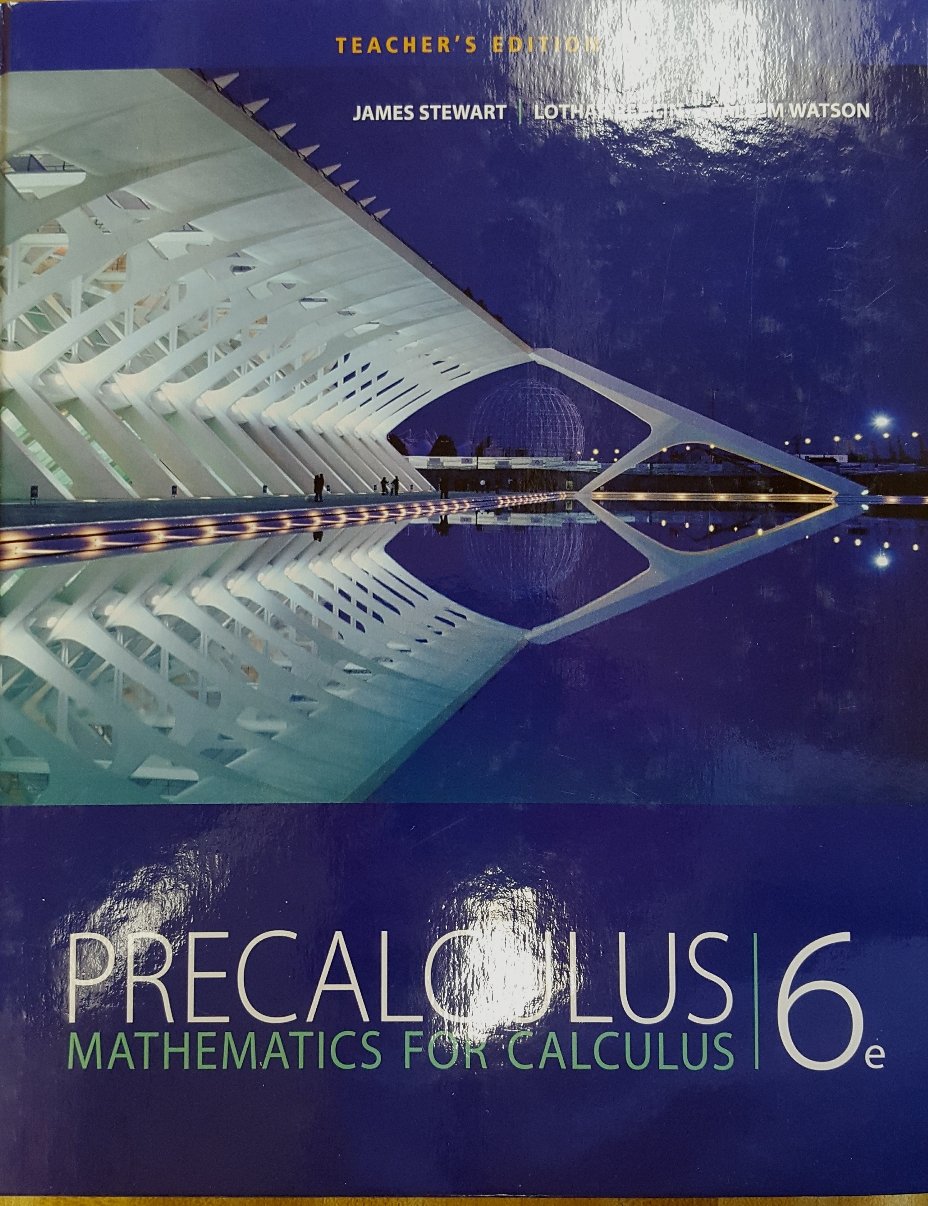 Precalculus Mathematics For Calculus 6th Edition Teacher S Edition James Stewart Matrix Art Services 9780840068873 Amazon Com Books