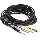 NewFantasia Replacement Audio Upgrade Cable Compatible with Audio-Technica ATH-M50xBT, ATH-AR3BTBK, ATH-SR50BT, ATH-ANC9, ATH-ANC7B, ATH-SR5BTBK, ATH-S700BT Headphones 3meters/9.9ft