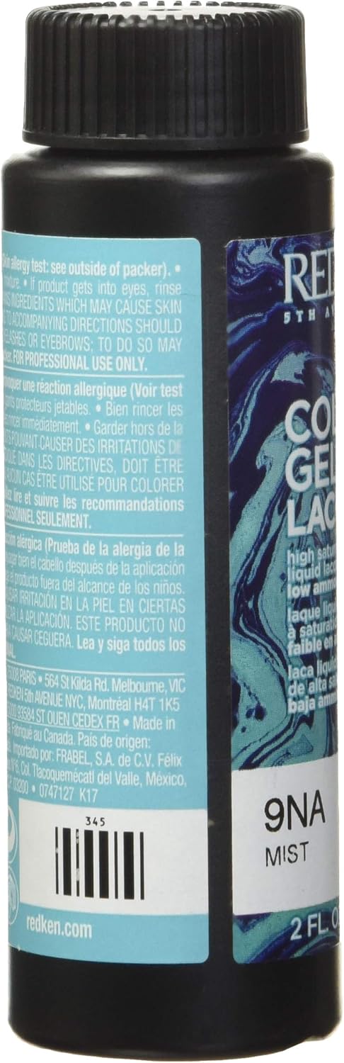 Redken Colour Gels Lacquer Permanent Hair Colour, No. 9NA Mist, 60 ml, 60 Milliliters - Image 5