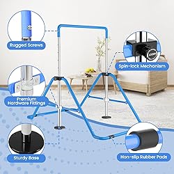 DOBESTS Gymnastics Bar, Kids Folding Horizontal