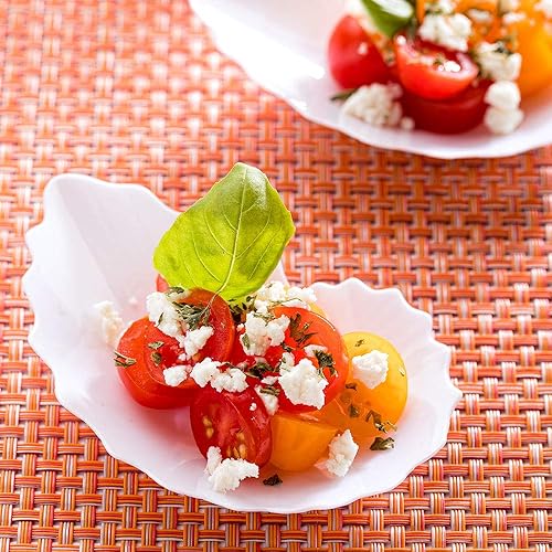 Restaurantware x Inch Mini Plastic Plates 100 Disposable