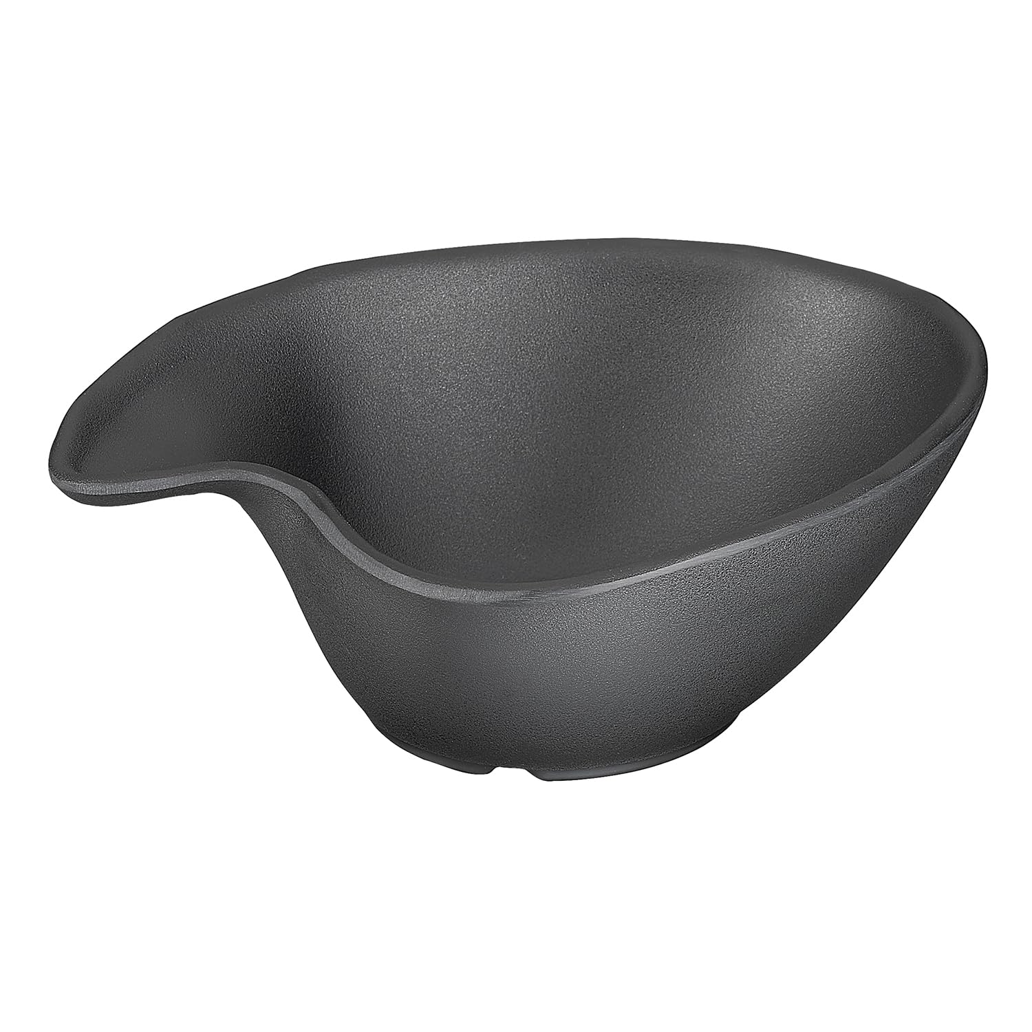 Bowl ZEN 14,5 x 12,5 cm, H: 5 cm melamine, black, stone look