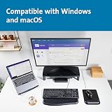 Kensington ValuKeyboard USB Keyboard UK Layout Black view 3