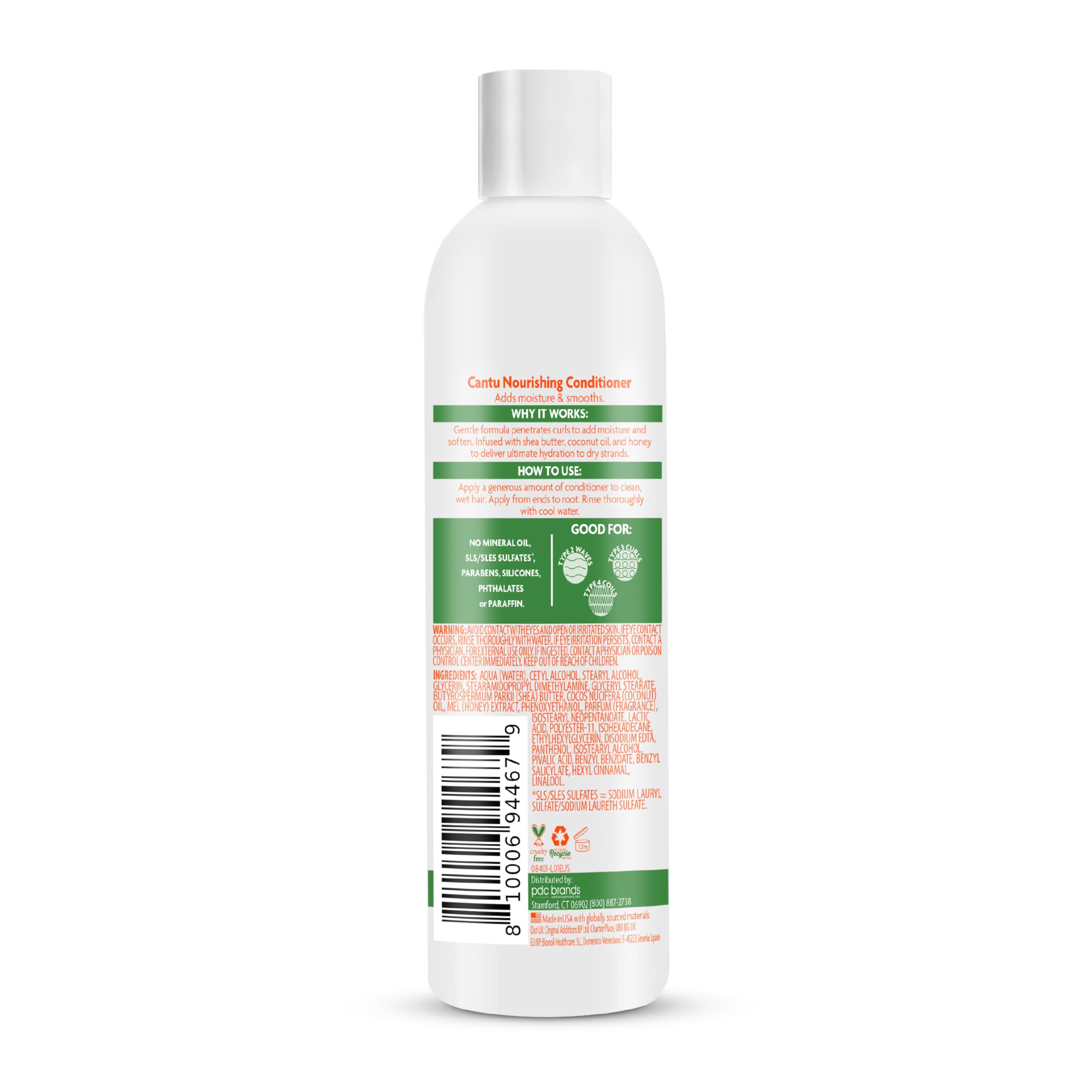 Cantu Care for Kids Haircare Regimen Set with Large Size Shampoo + Conditioner + Detangler + Leave-In Conditioner (Pack of 4)