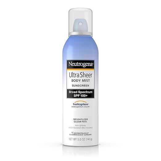 neutrogena spf face spray