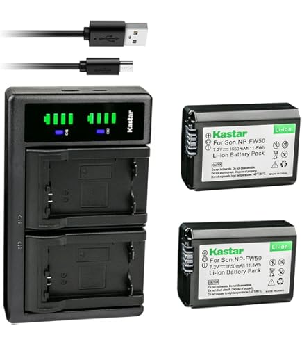 Amazon.com: BTBAI NP-FW50 Camera Battery for NPFW50 Alpha 5000