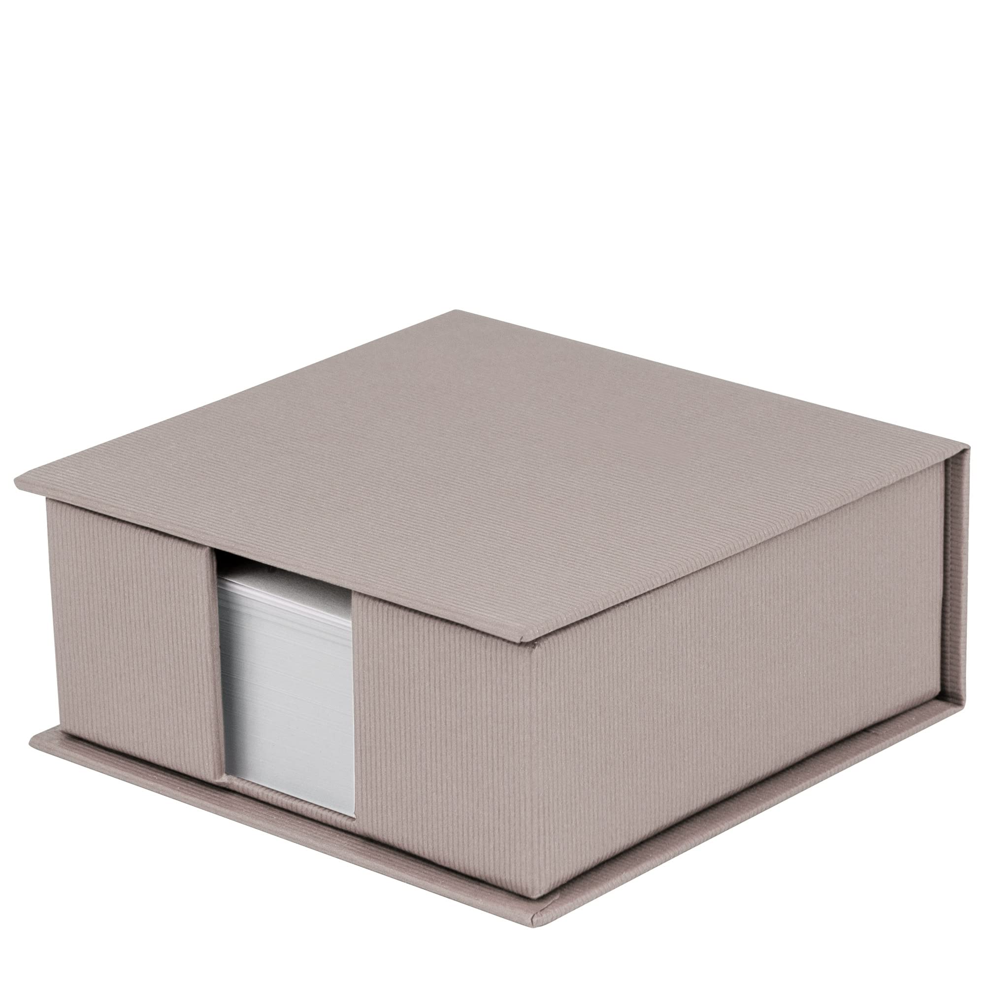 Rossler SOHO Square Refillable Jotter Box - Taupe