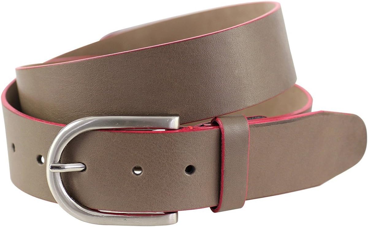 Womens leather belt/womens belt, The Art of Belt, taupe, 40032, Size