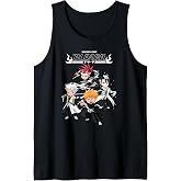 Bleach Super Group Chibi Fight Pose Anime Tank Top