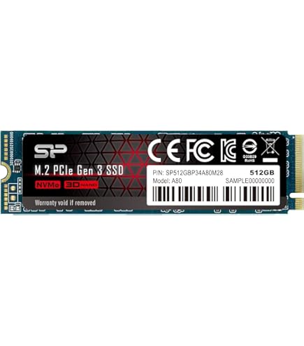 PCIe Gen3.0 ×4 M.2 Type2280 NVMe 1.4 Amazon.com: Siliconpow SSD P34A80 1TB, M.2 PCIe Gen3 x4 NVMe