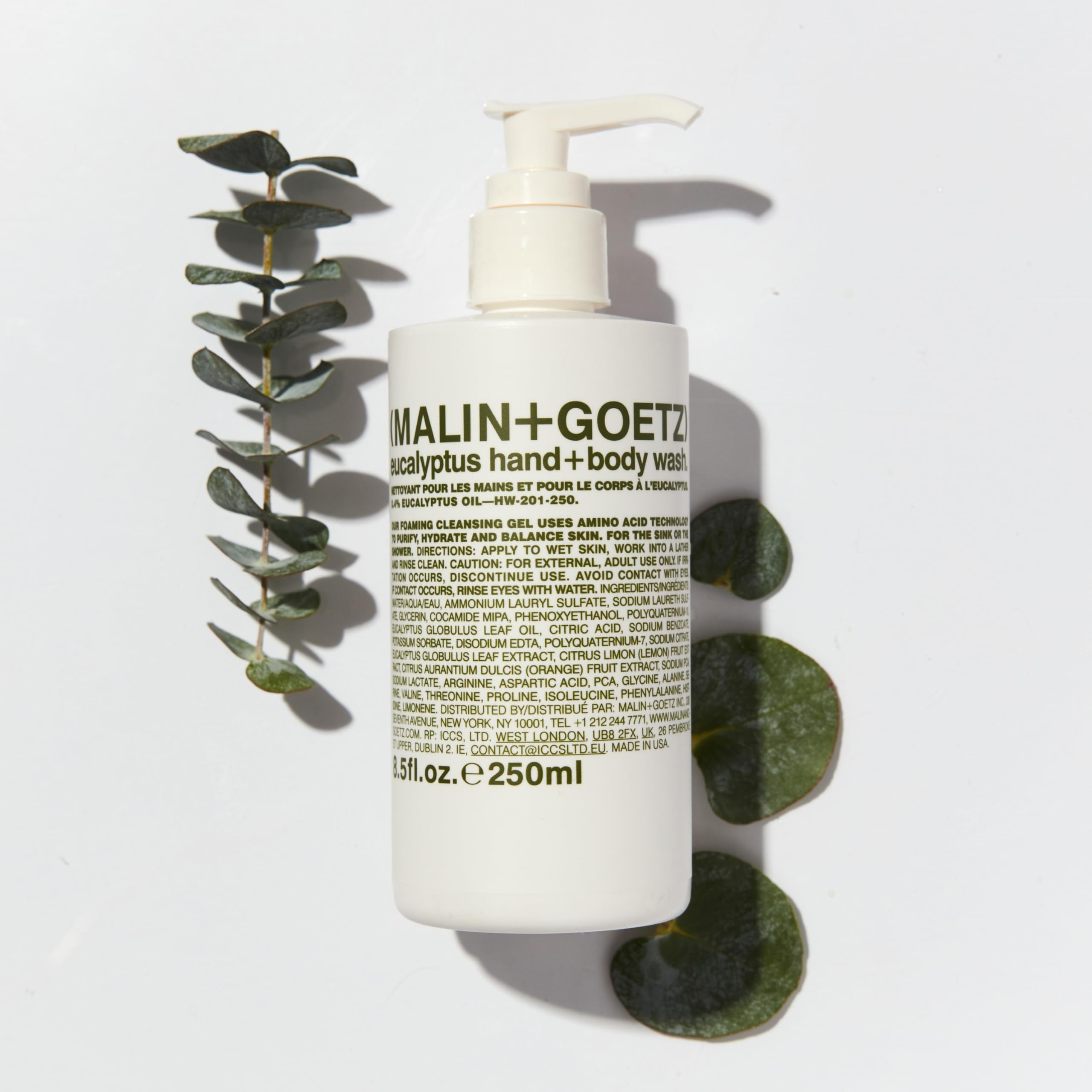 MALIN+GOETZ Hand + Body Wash – natural hydrating soap, cleansing and purifying for all skin types, prevents stripping or irritation on sensitive skin. Cruelty-free. Beauty Care