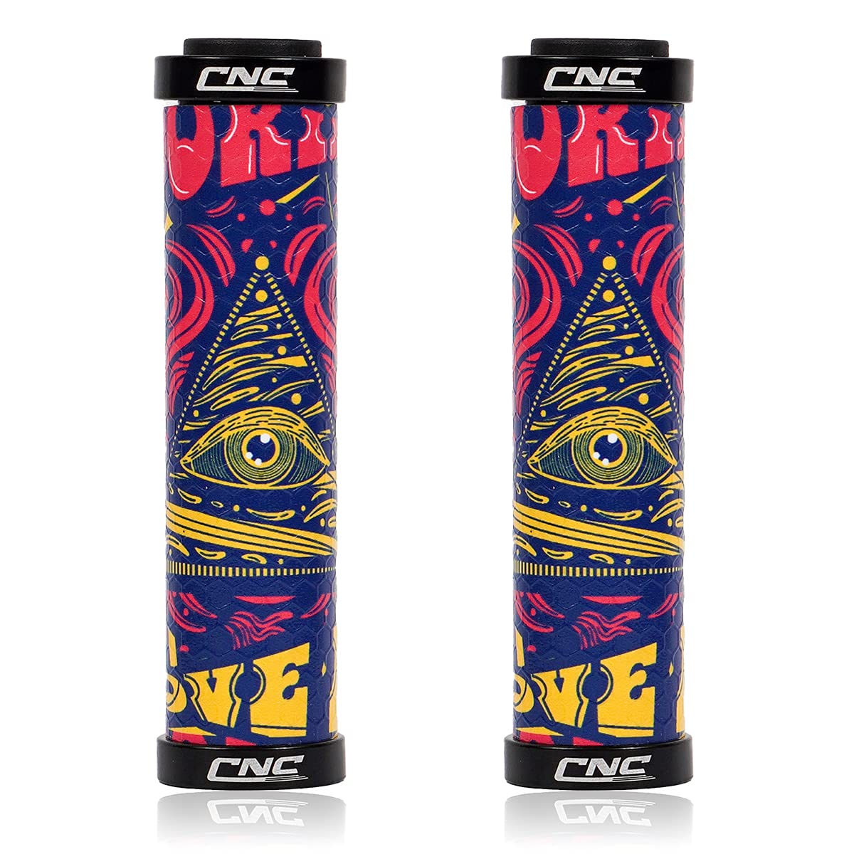 CNCLOL Silicone MTB Grips,22mm Handlebar Grips, Gel Handle grips For BMX/Bicycle/Child/Childrens/Kids Cycling Bike grips.