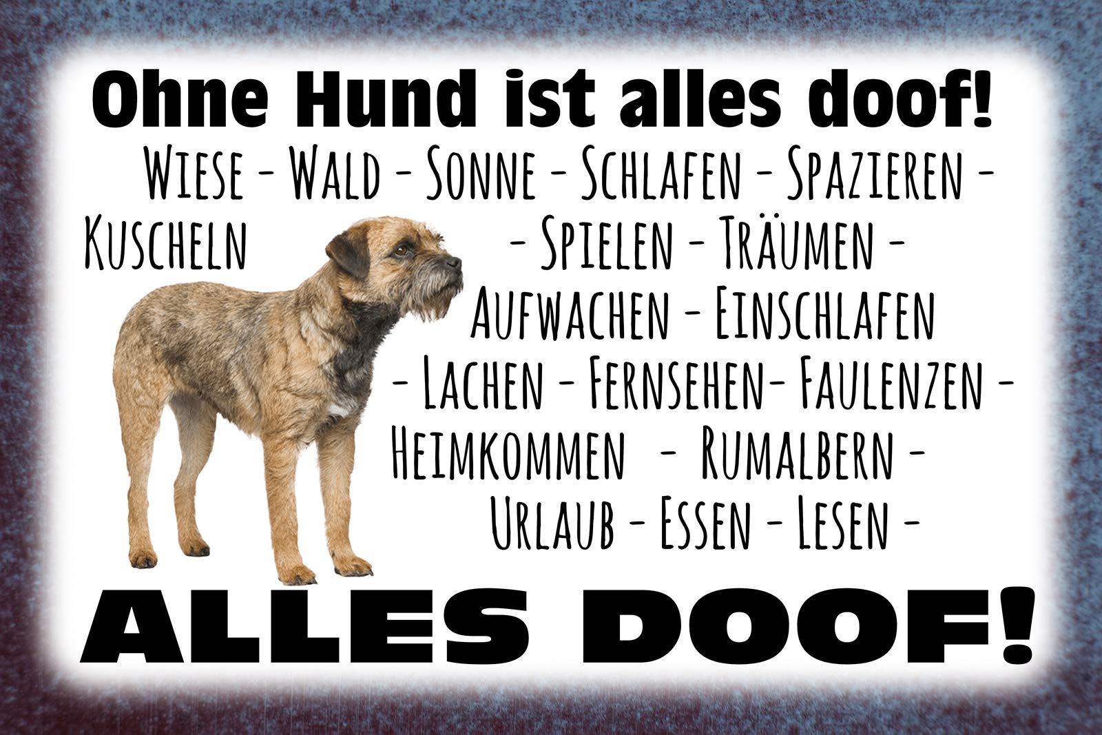 Schatzmix Tin-Plate Sign, Sheet metal, Multicoloured, 20x30 cm