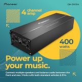 Pioneer GM-DX104 4 Channel Inline Car Amplifier 4 x 100W Class-D High Resolution view 3
