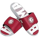 FOCO Mens Ncaa College Team Logo Athletic Sport Shower Flip Flop Gel Slides SANDAL, Gradient Wordmark, 7-8 US