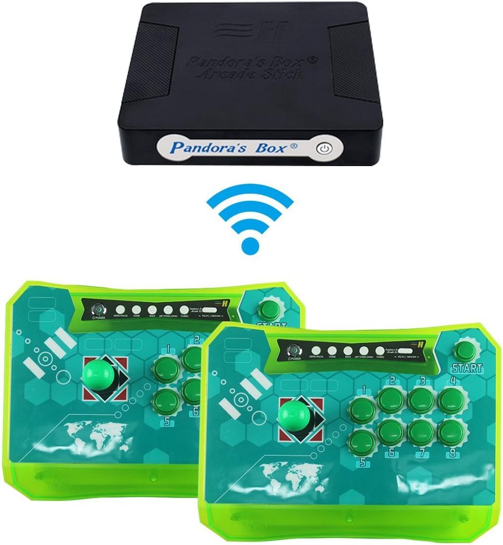 WISAMIC Pandora's Box 4s+ 815 Games in 1 Wireless Joysticks Arcade Game Controller, Support XBOX360 PS3 PC TV Joystick Arcade Control Panel
