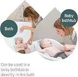 Angelcare Soft Touch Mini Bath Support Grey Newborn Bath Seat Non-Slip view 6
