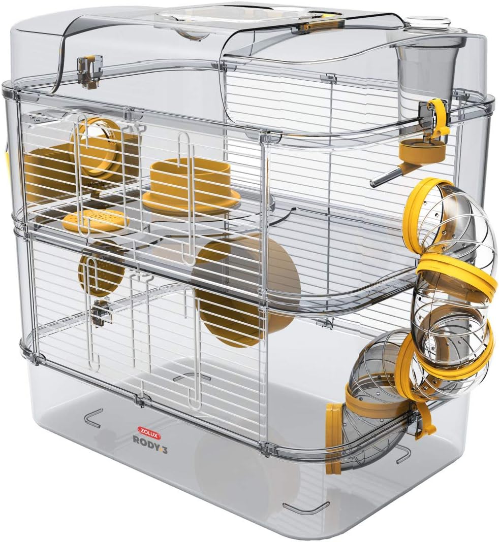 Zolux Rody 3 Duo Cage for Hamster, Mouse, Gerbil Amazon.co.uk Pet