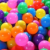 GUESVOT Ball Pit Balls Plastic Balls for Ball Pit Phathalate Free BPA Free Plastic Balls 100pcs 2.2" Set for Toddlers for Play Tent Tunnel