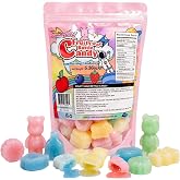 GummyGlow 5.36oz Waxy Fruit-Filled Candy, Chewable Waxy Candy, Retro Nostalgic Novelty Treats, Classic Variety Flavors for Old School Candy Lovers, ASMR Lovers and Gifts