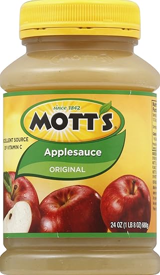Amazon Com Mott S Applesauce 24 Ounce Jar Prime Pantry