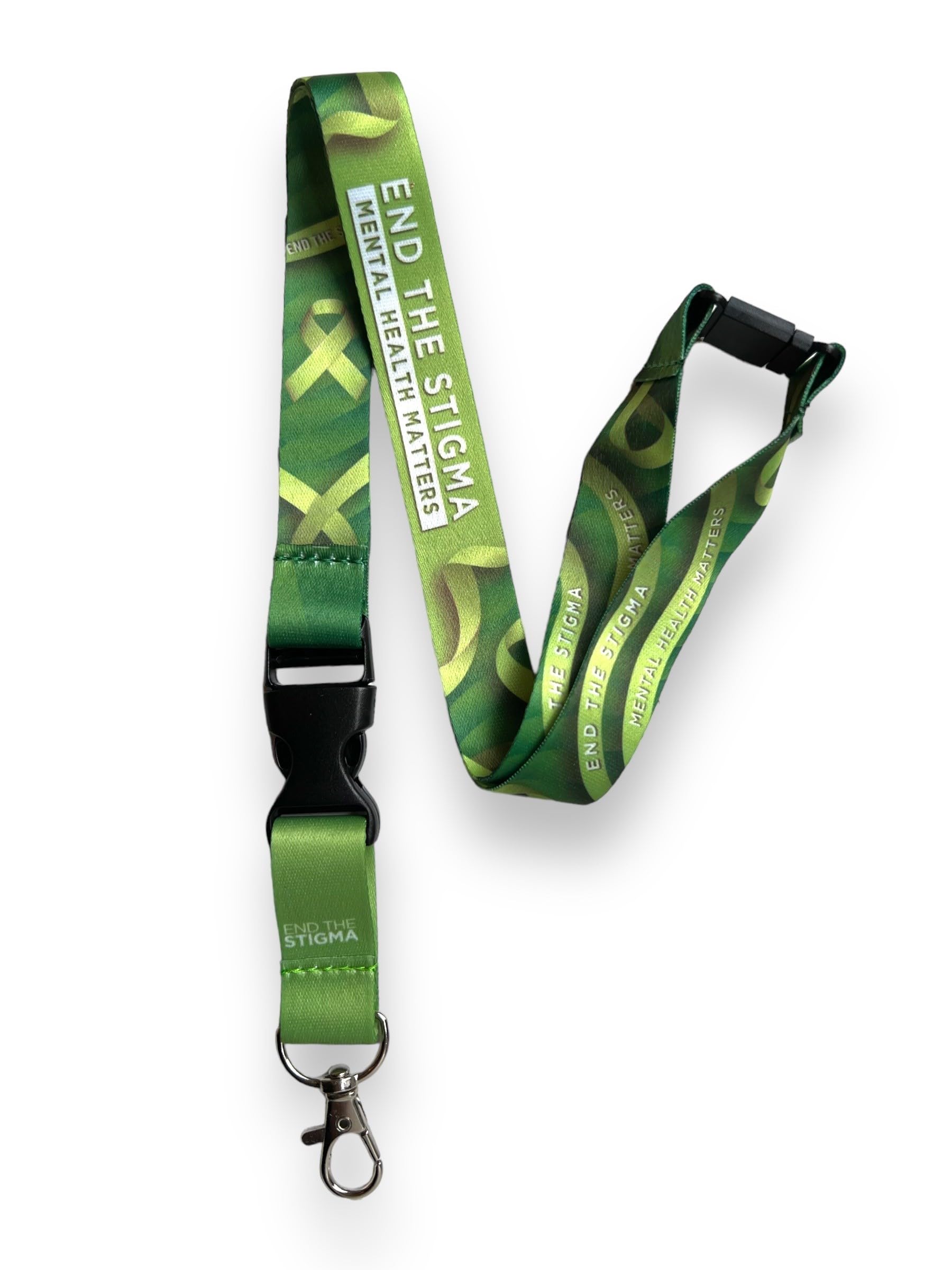 End The Stigma - Mental Health Matter Lanyard with Detachable Clip